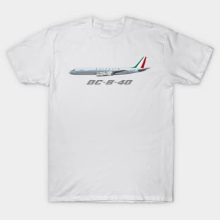 Alitalia DC-8-40 Tee Shirt Version T-Shirt